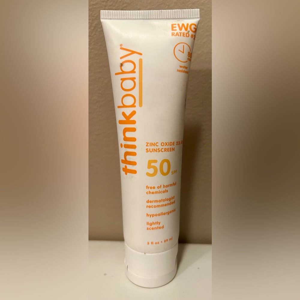 Think! Zinc Oxide Sunscreen SPF 50 - White and Orange